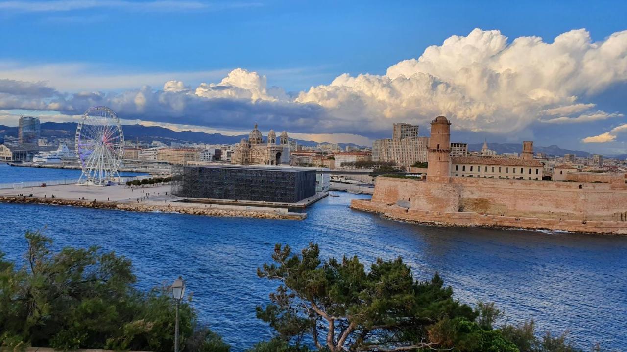 Escale Marseillaise, Grand T2 Calme, Pres Du Vieux Port Pour 2 A 4 Personnes, Nettoyage Rigoureux Lejlighed Marseille Eksteriør billede