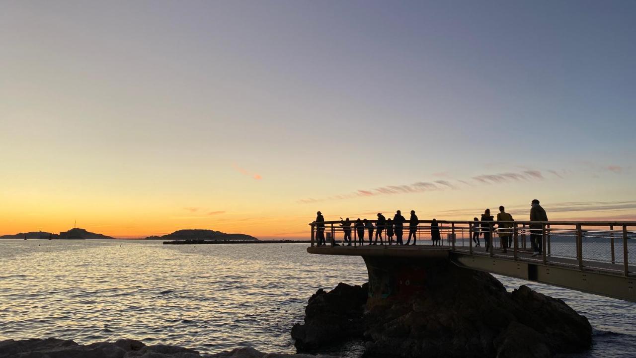 Escale Marseillaise, Grand T2 Calme, Pres Du Vieux Port Pour 2 A 4 Personnes, Nettoyage Rigoureux Lejlighed Marseille Eksteriør billede
