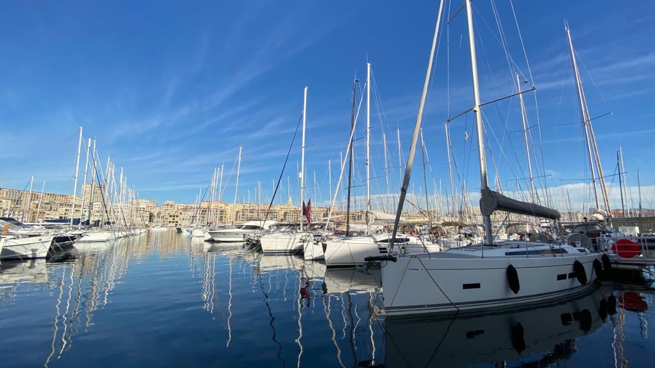 Escale Marseillaise, Grand T2 Calme, Pres Du Vieux Port Pour 2 A 4 Personnes, Nettoyage Rigoureux Lejlighed Marseille Eksteriør billede